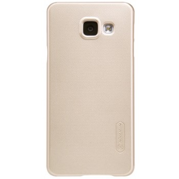 Galaxy A3 (2016) dėklas auksinis "Nillkin" Frosted Shield + plėvelė